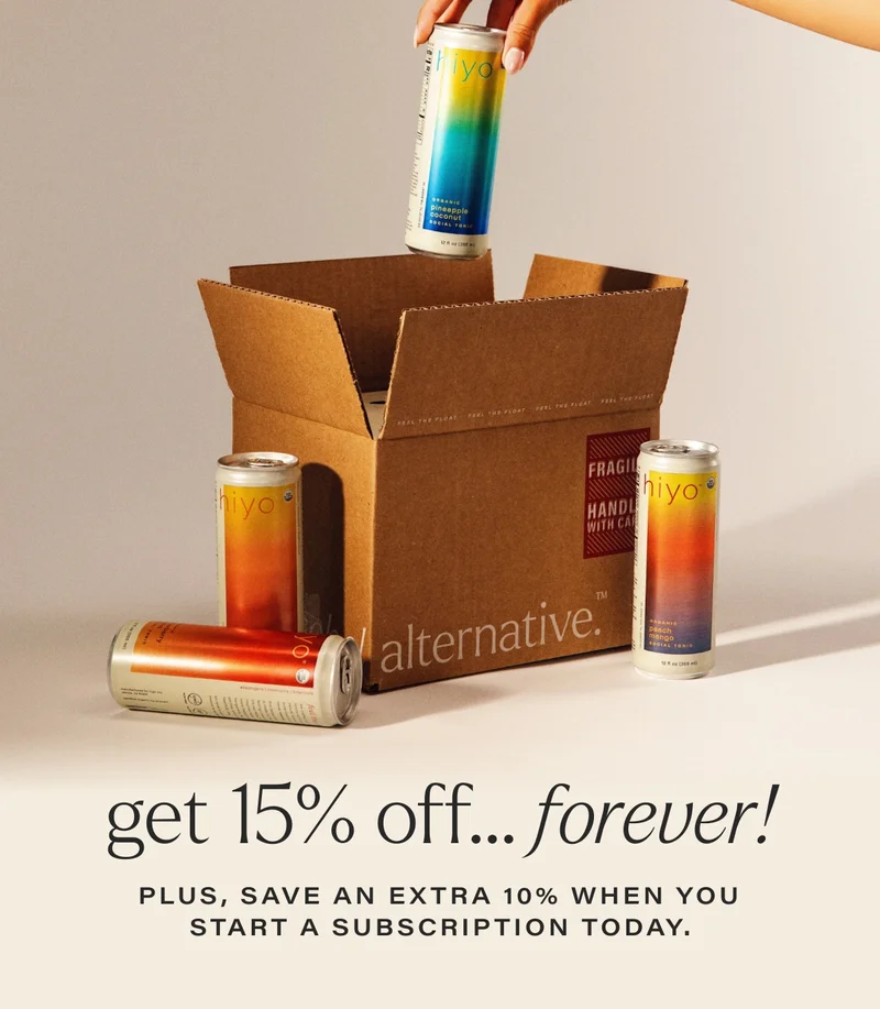 get 15% off… forever! PLUS, save an extra 10% when you start a subscription today.