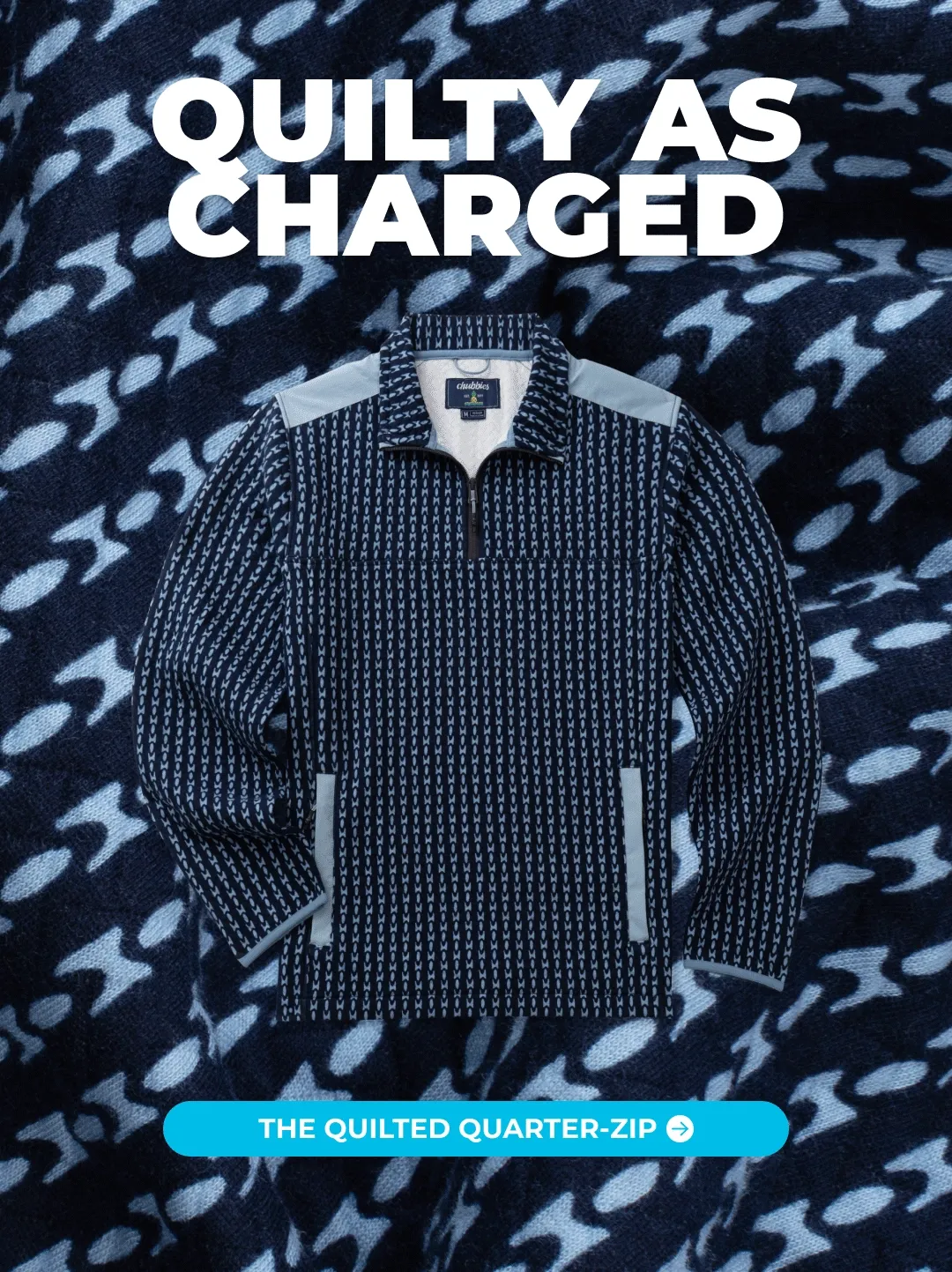 QUILTY AS CHARGED: Shop The Quilted Quarter-Zip