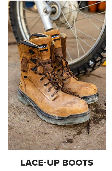 LACE-UP BOOTS