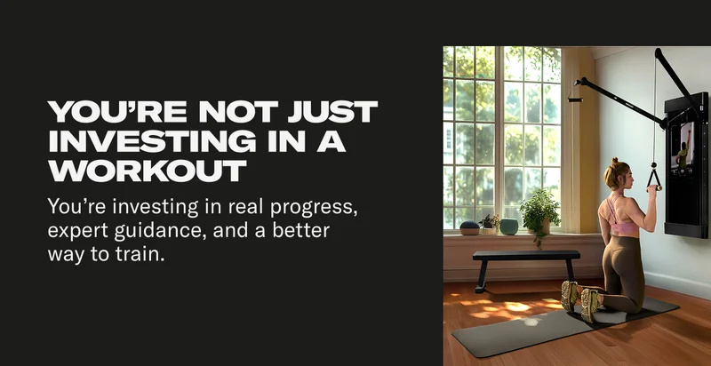 You're not just investing in a workout