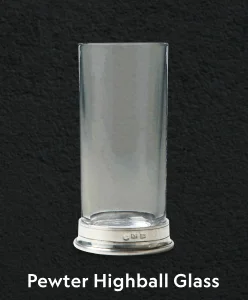 Pewter Highball Glass