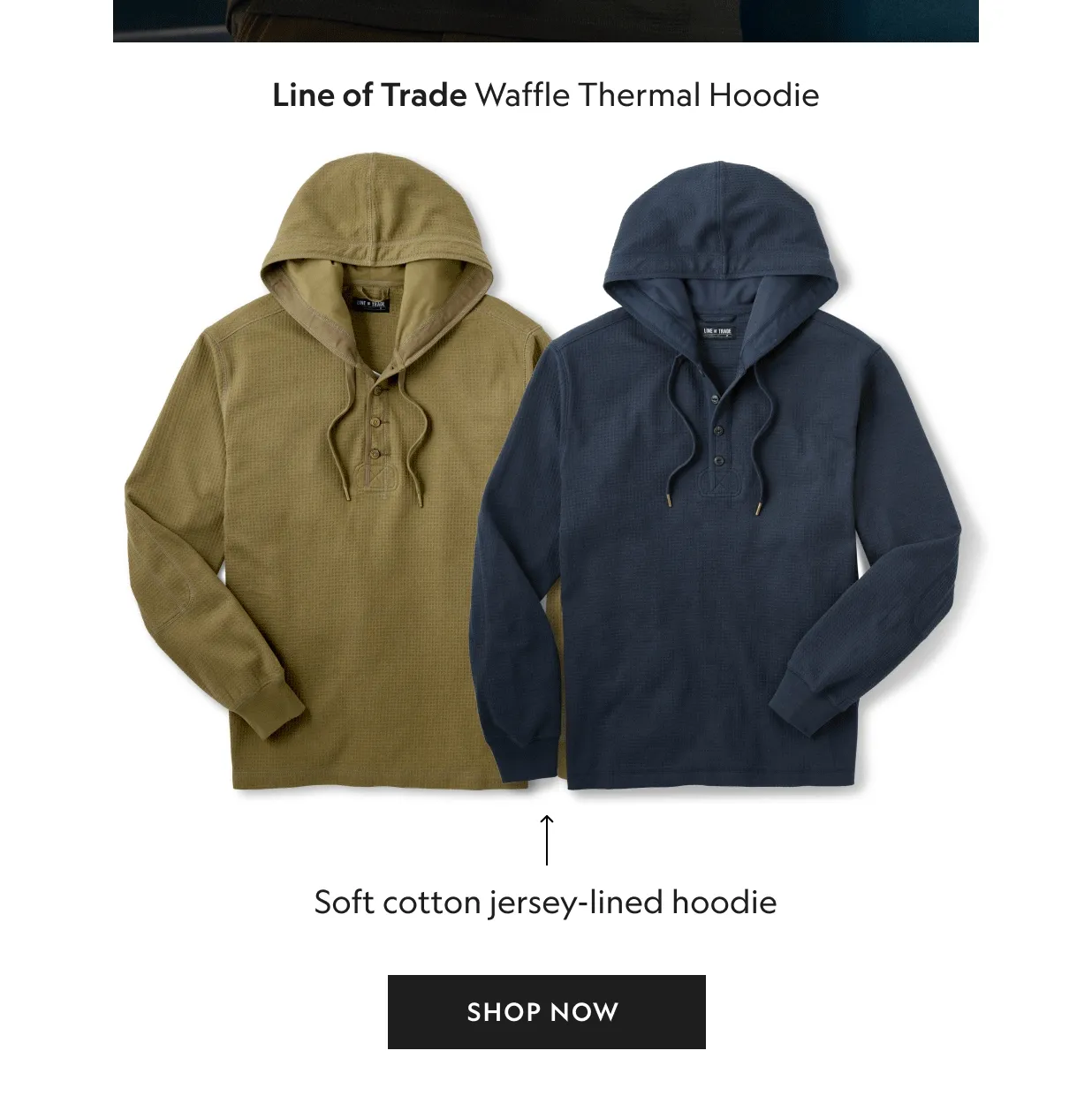 Waffle Thermal Hoodie