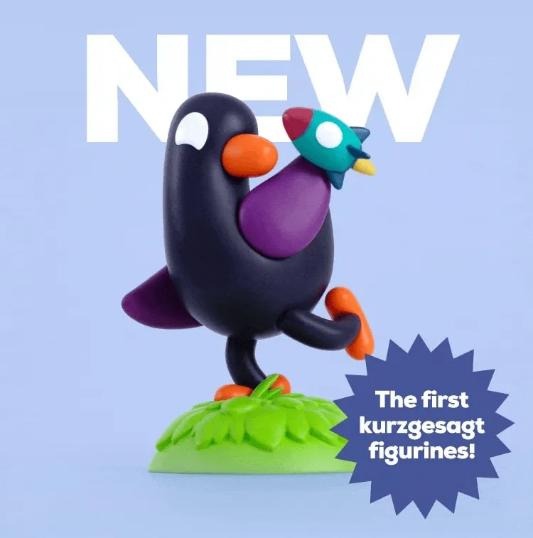 NEW: The first kurzgesagt figurines
