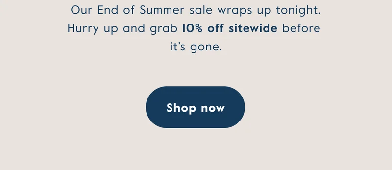This weekend only - Shop now