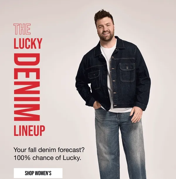 The lucky denim line up. Shop Women's Denim