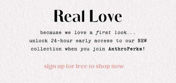 Real love. Sign up to shop the drop first.