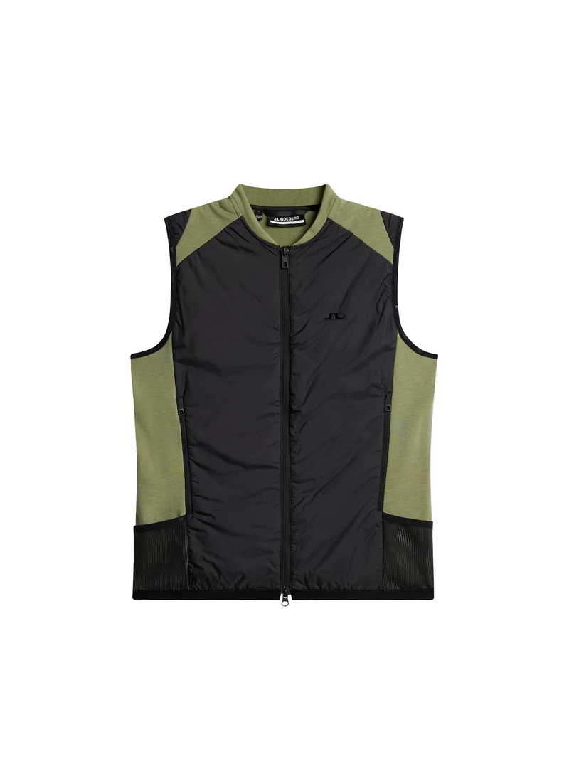 Image of Sanaa Hybrid Vest / Oil Green