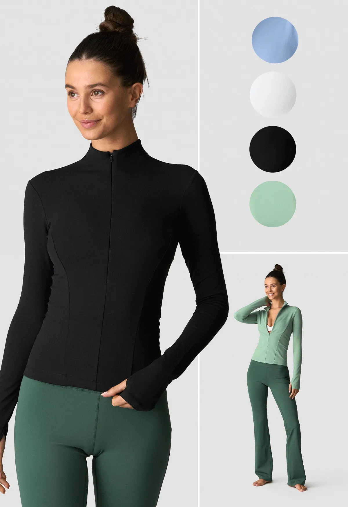 Nimble 1/2 Zip Long Sleeve W Black