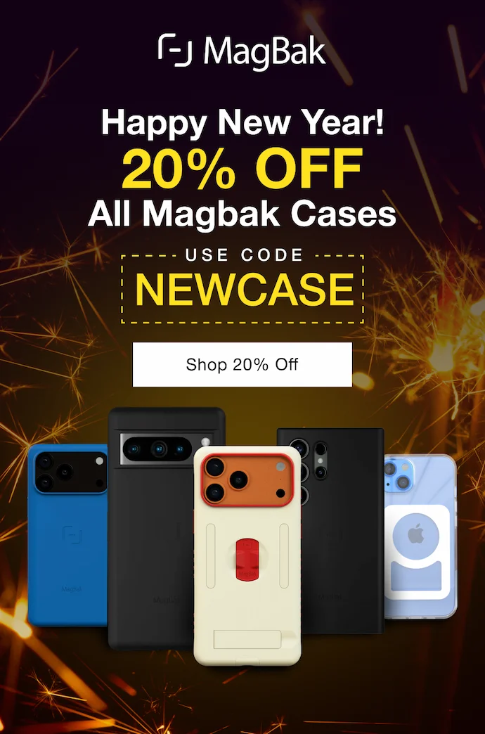 Happy New Year! 20% OFF All Magbak Cases USE CODE NEWCASE