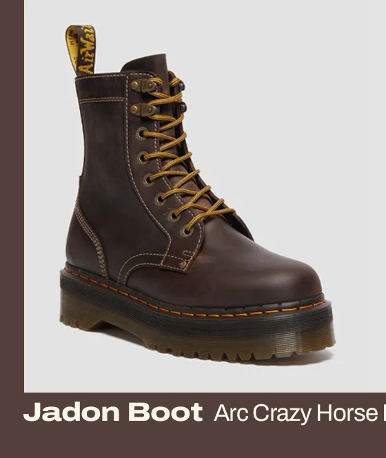 Jadon Boot Arc Crazy Horse Platforms