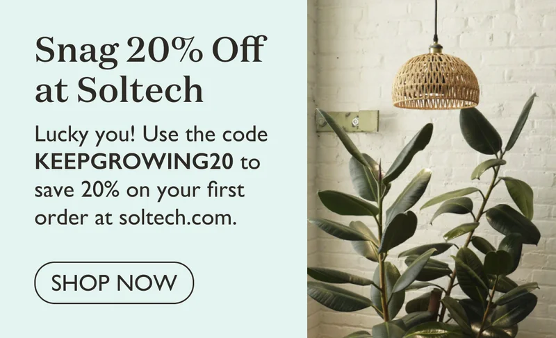 Enjoy 20% OFF at Soltech.com with code KEEPGROWING20