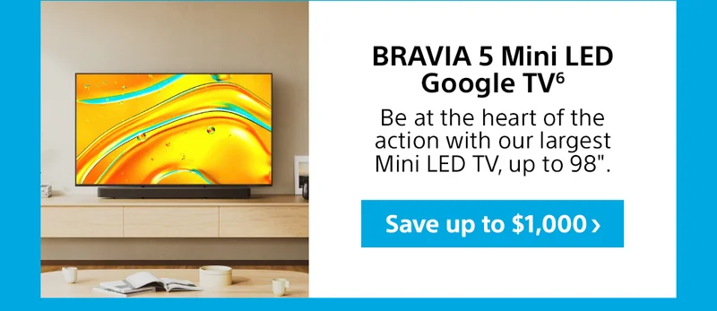 BRAVIA 5 Mini LED Google TV | Shop now