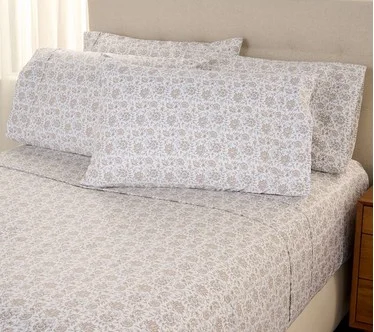 Home Reflection 1200TC Cotton Blend Sheet Set with Extra Cases