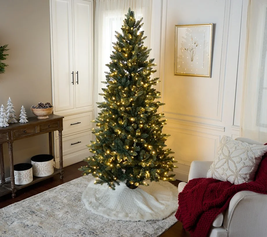 7' Christmas Tree with Color Flip LEDs by Kim Gravel