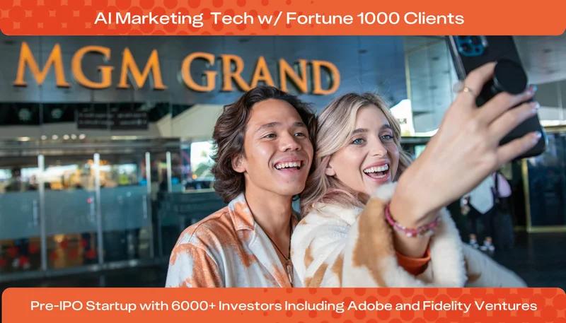 AI Marketing Tech w/Fortune 1000 Clients. Pre-IOP Startup wit 6000+ investors including Adobe and Fidelity Ventures