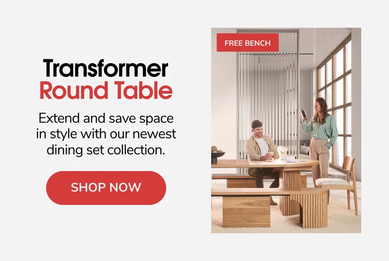 Transformer Round Table Dining Set