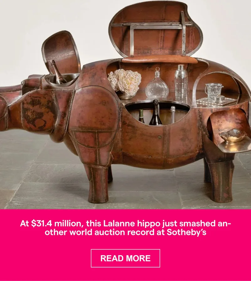 At $31.4 million, this Lalanne hippo just smashed another world auction record at Sotheby’s