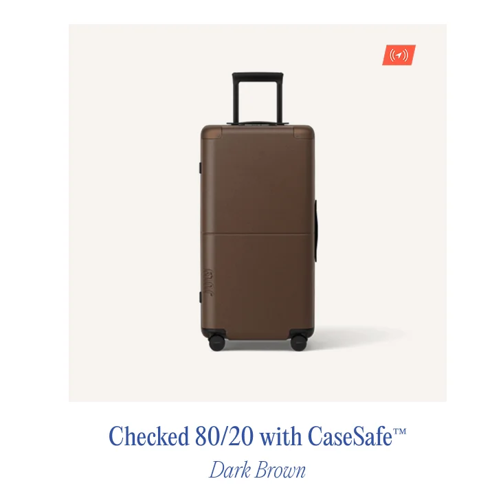 Checked 80/20 with CaseSafe™ Dark Brown