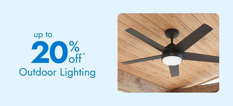 Shop Outdoor Lighting - Up to 20% Off