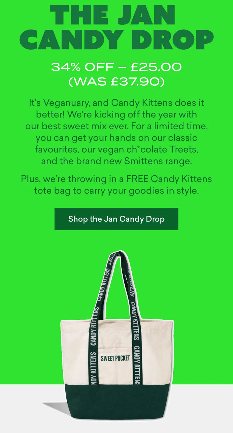 The Jan Candy Drop - 34% off
