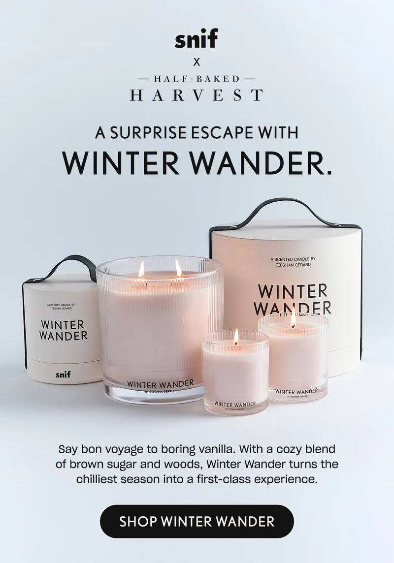 Say bon voyage to boring vanilla. With a cozy blend of brown sugar and woods, Winter Wander turns the chilliest season into a first-class experience.