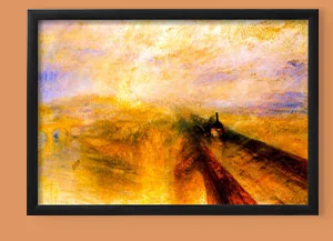 Joseph Mallord Turner Rain Steam and Speed the Great Western Railway Art Print Poster