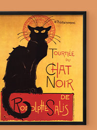 Theophile Steinlen (Tournee du Chat Noir) Art Poster Print