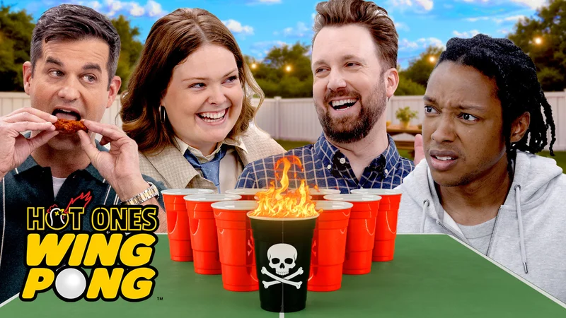 The Daily Show on Hot Ones Wing Pong