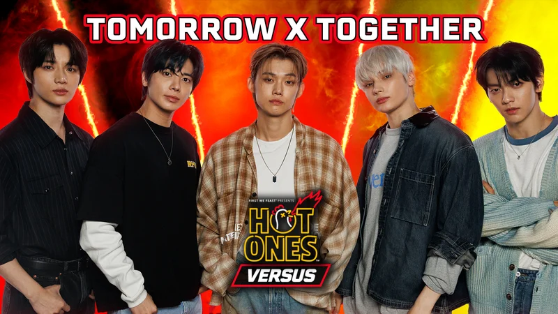 TXT on Hot Ones Versus.