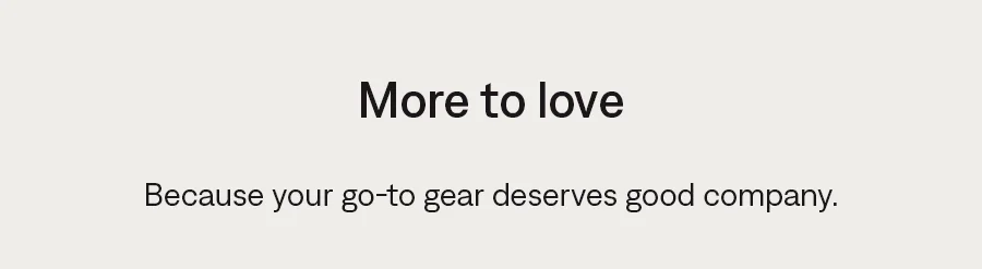 More to love