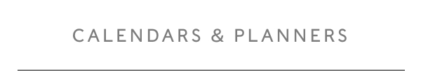 Shop Calendars & Planners