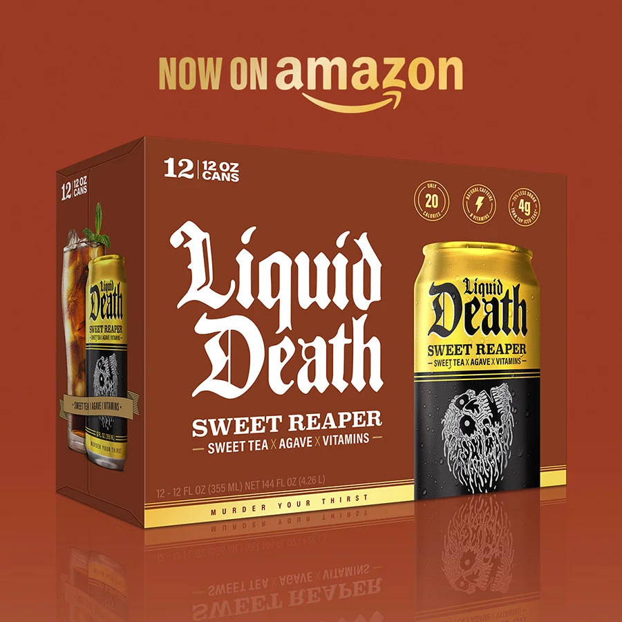 Liquid Death Sweet Reaper Case