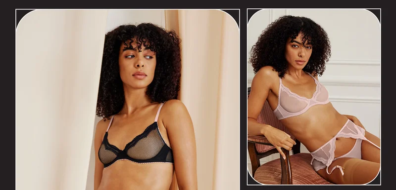 Signature Unlined Demi Bra in Black