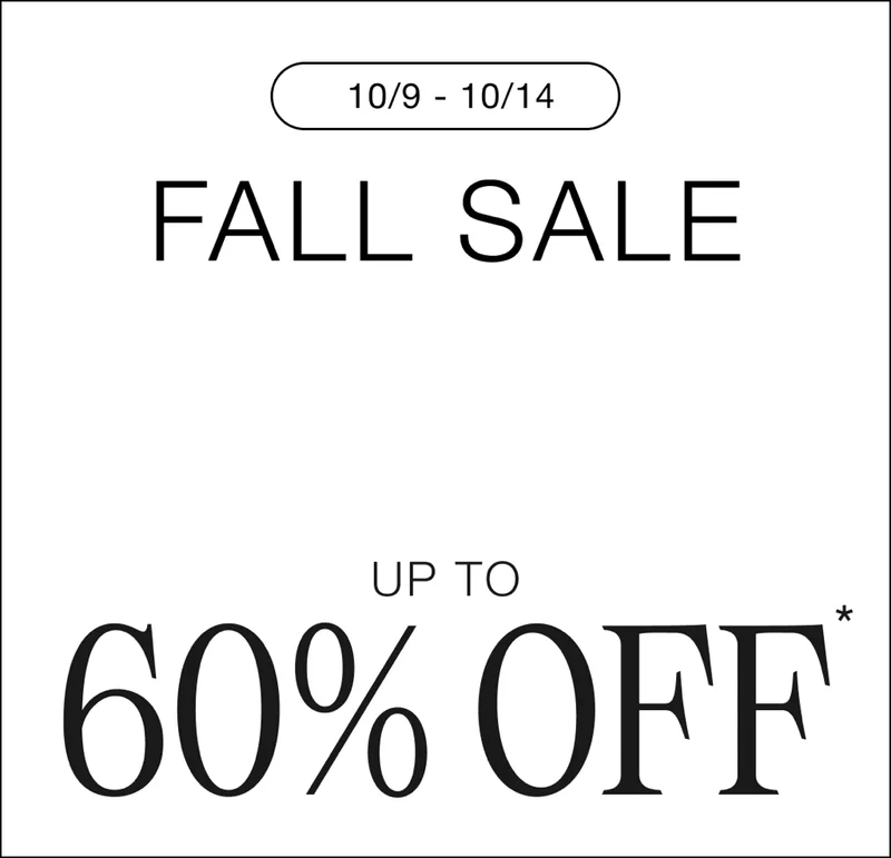 Fall Sale