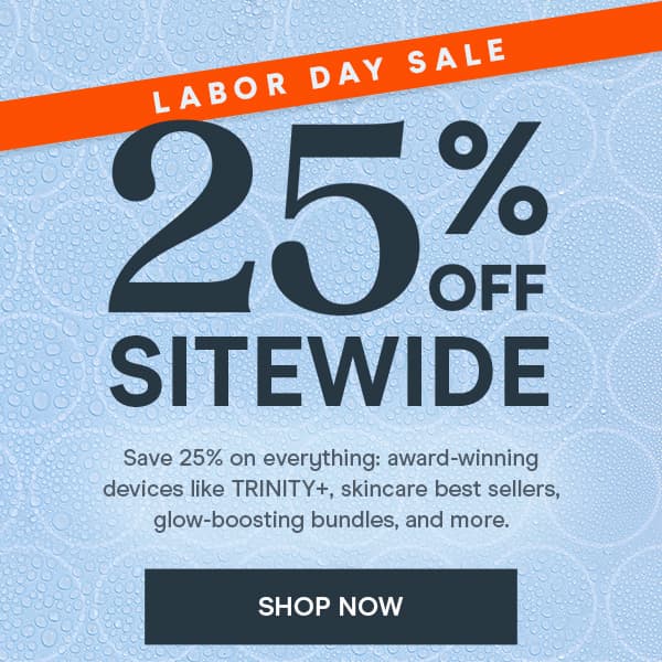 For a limited time, take 25% off sitewide and unlock a FREE Glow-N-Go Set when you spend $175+. That’s skincare savings + a serious bonus for your top shelf.