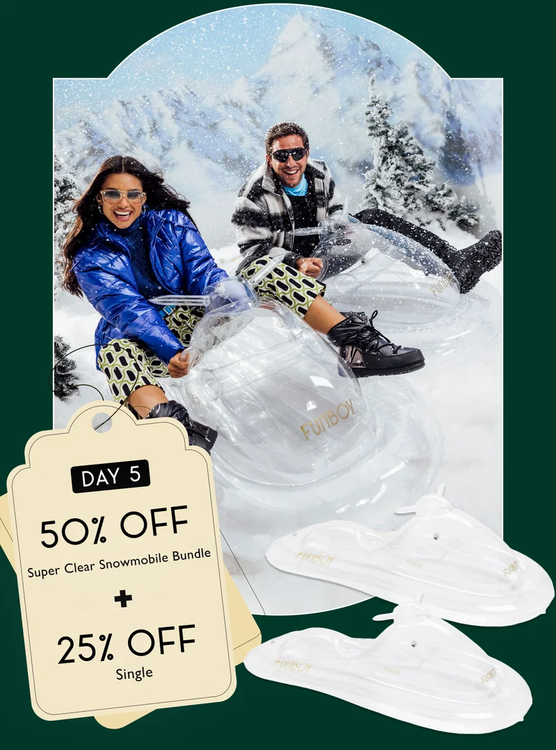 Day 5 - 50% off Super Clear Snowmobile Bundle + 25% off single