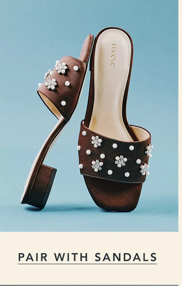 pair with sandals