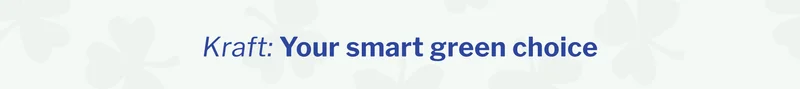 Kraft: Your smart green choice