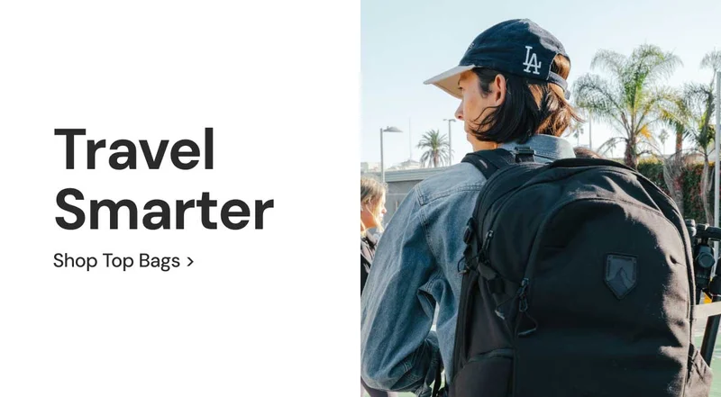 Travel Smarter Shop Top Bags >