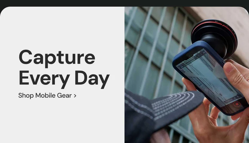 Capture Every Day Shop Mobile gear