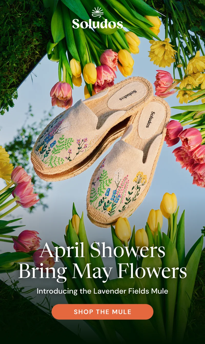 April Showers Bring May Flowers. Introducing the Lavender Fields Mule. Shop the Mule