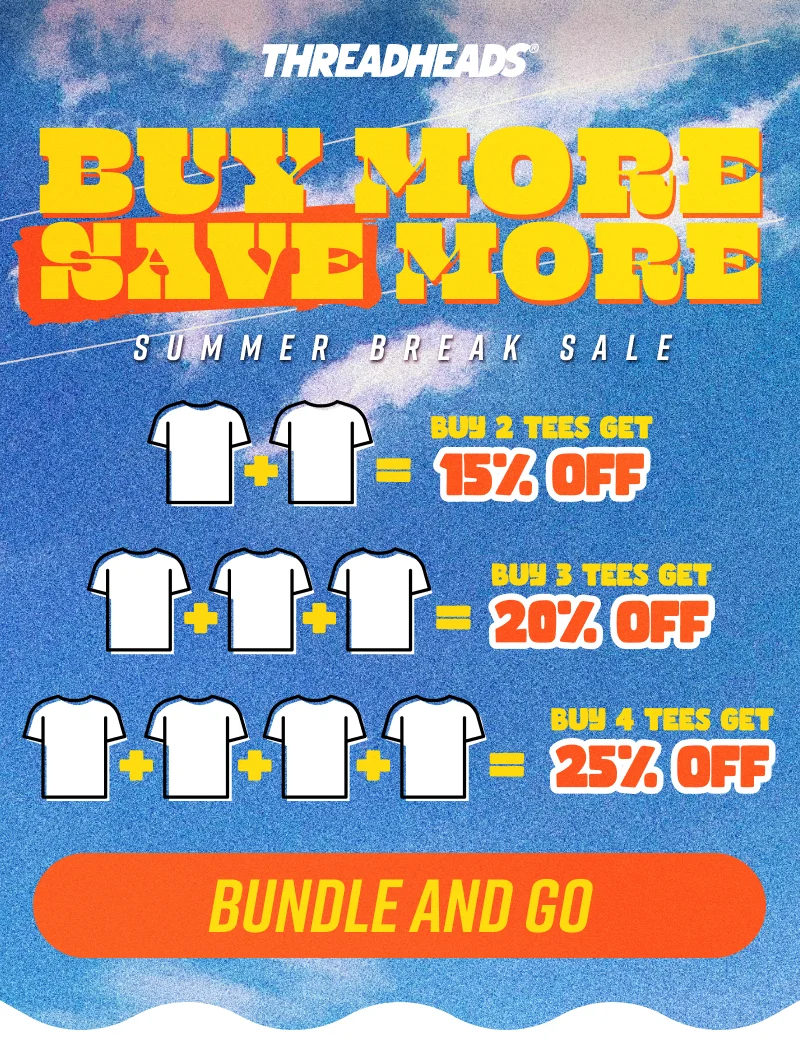 Get up to 25% off tees. Ends soon!
