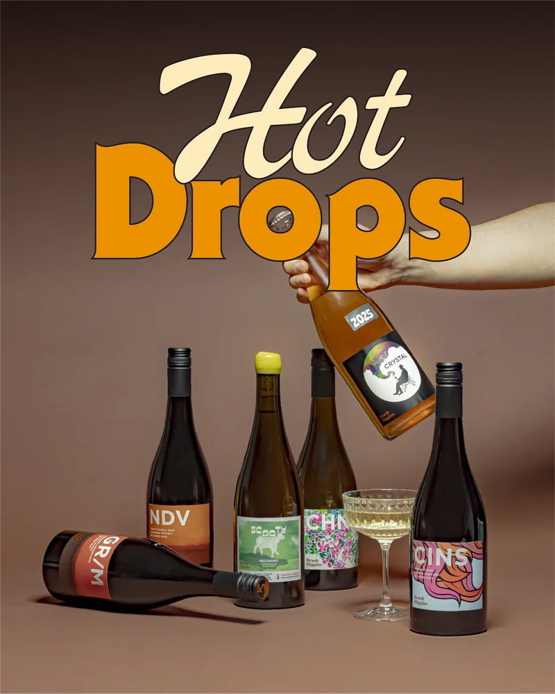 Lineup of Brash Higgins wines.