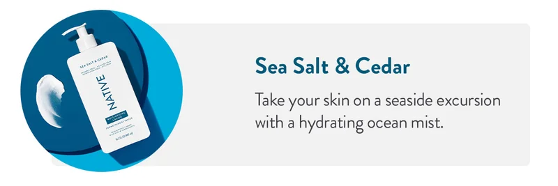 Sea Salt & Cedar | Take your skin on a seaside excursion with a hydrating ocean mist.