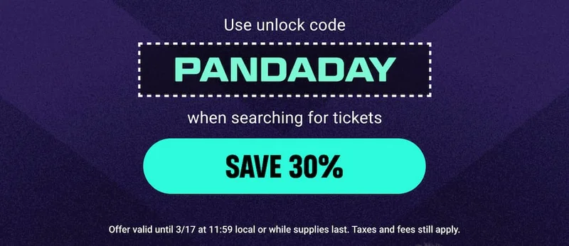 Use code: PANDADAY -  SAVE 30%