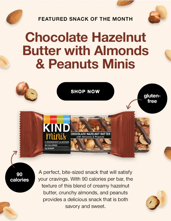 Chocolate Hazelnut Butter with Almonds & Peanuts Minis