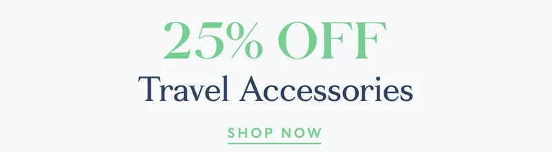 25% Off Travel Accessories