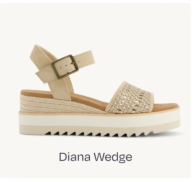 Diana Wedge Sandal