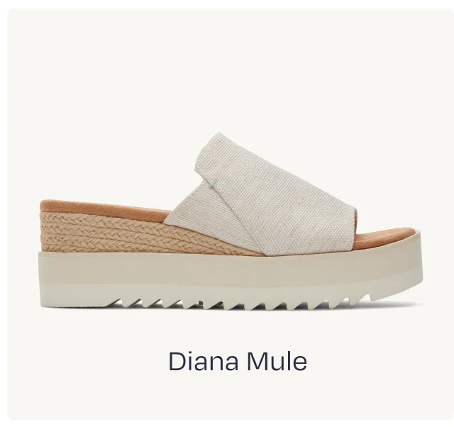 Diana Mule Wedge Sandal