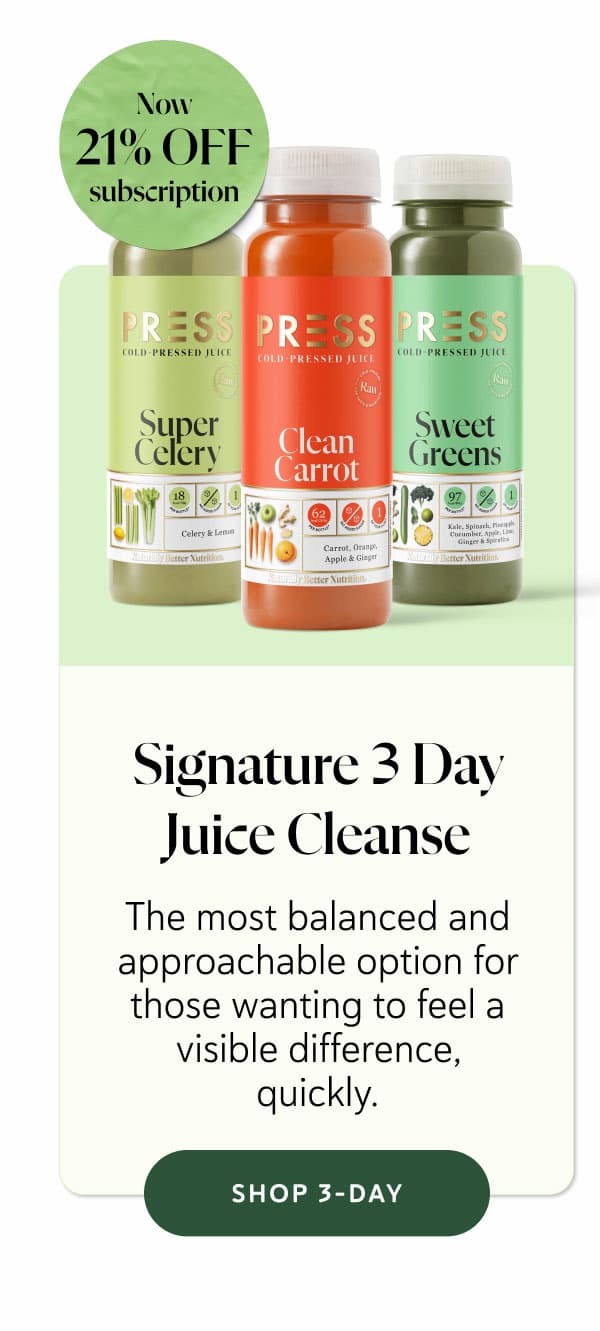 Signature 3 Day Juice Cleanse
